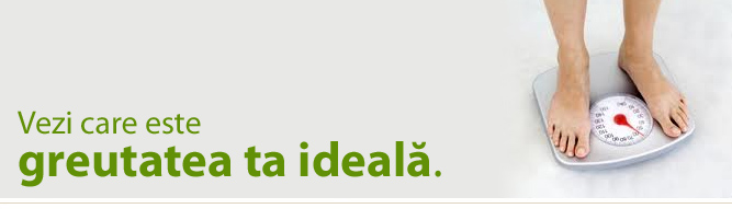 Calculator greutate ideala